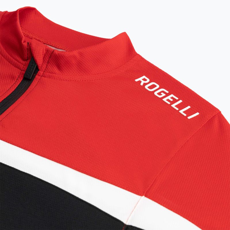 Rogelli men's cycling jersey Course black/red/white 5