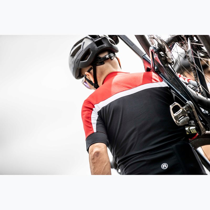 Rogelli men's cycling jersey Course black/red/white 9