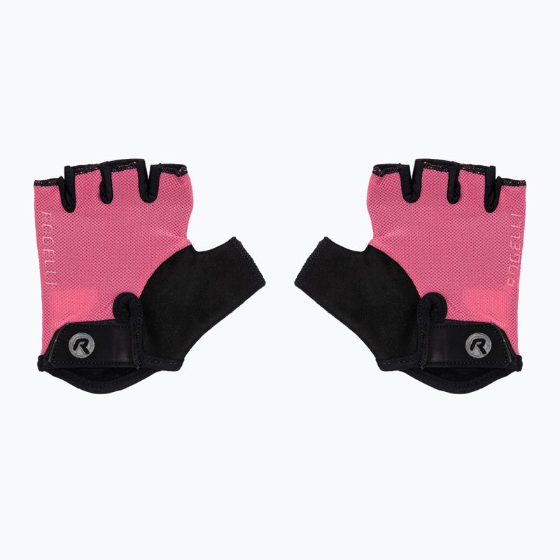 Women's cycling gloves Rogelli Core pink 4