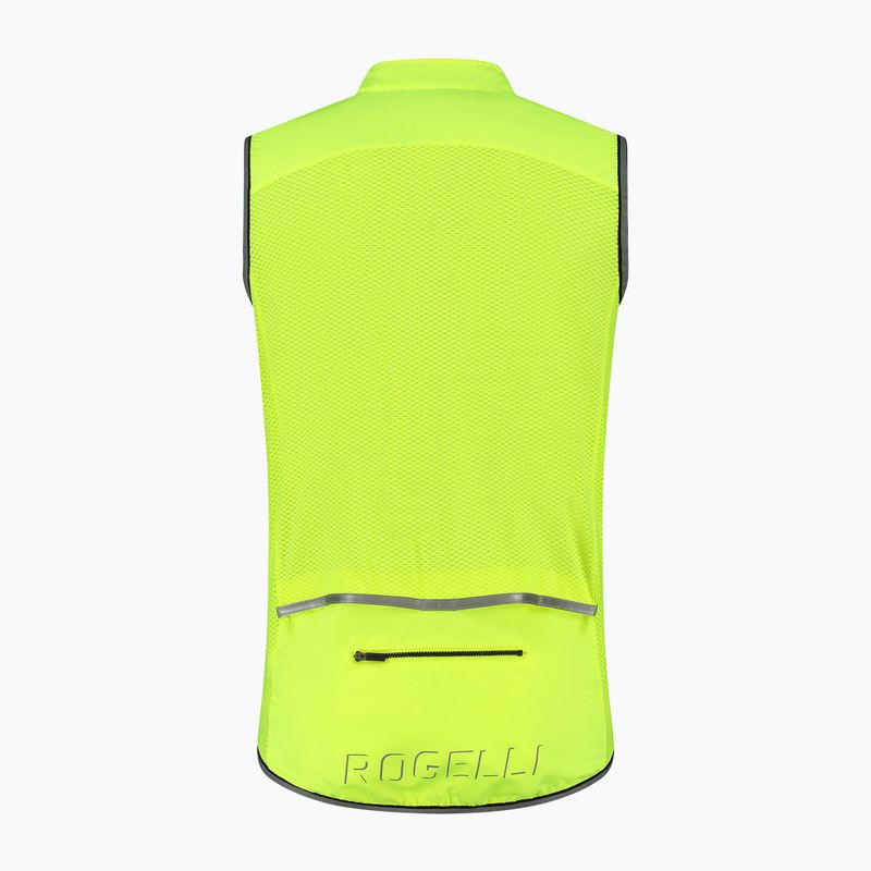 Rogelli Core fluor men's cycling waistcoat 4