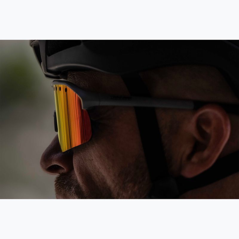 Rogelli Ventro Polarized grey/bordeaux/red revo sunglasses 8
