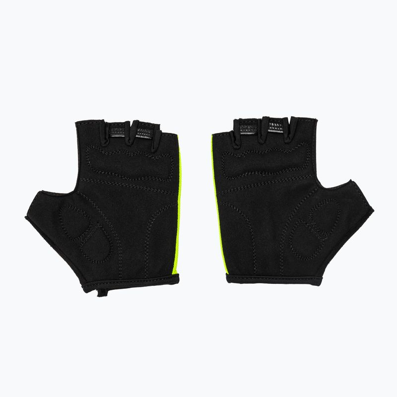 Rogelli Core Jr children's cycling gloves fluor yellow 3