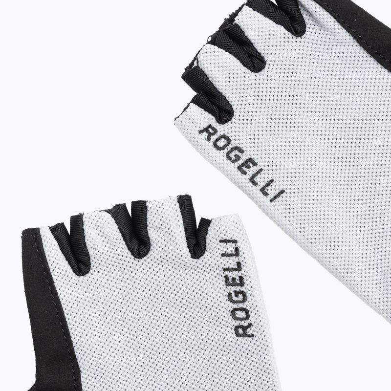 Rogelli Core Jr children's cycling gloves white 4