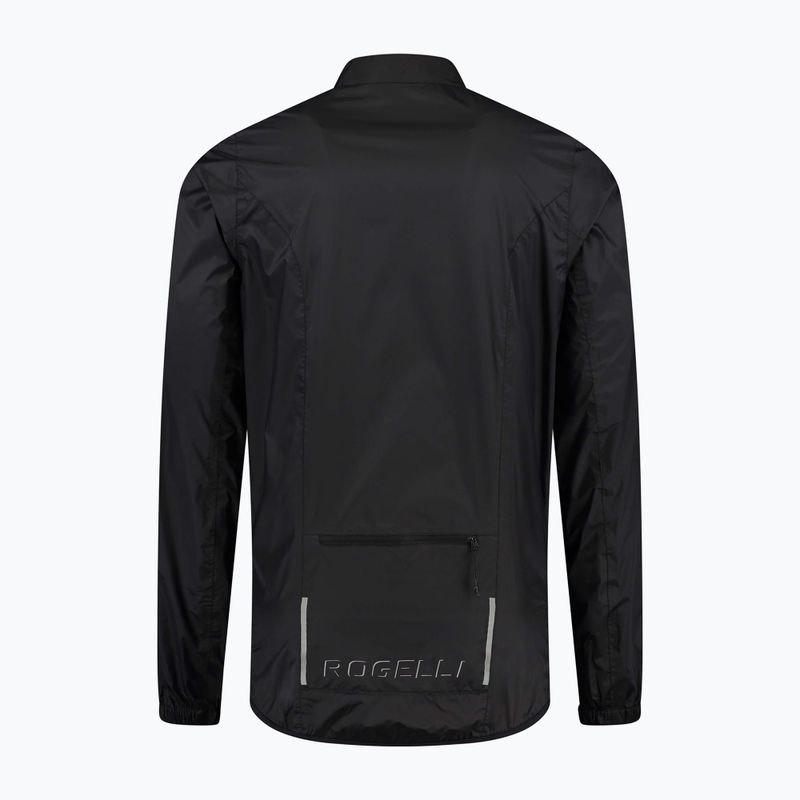 Men's cycling jacket Rogelli Core black 5