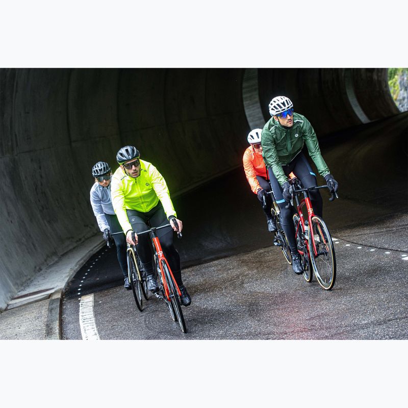 Men's cycling jacket Rogelli Distance yellow 8