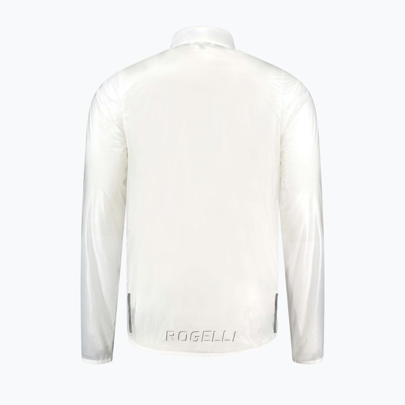 Rogelli Emergency men's cycling jacket white 4