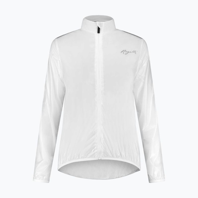 Women's cycling jacket Rogelli Emergency white 3