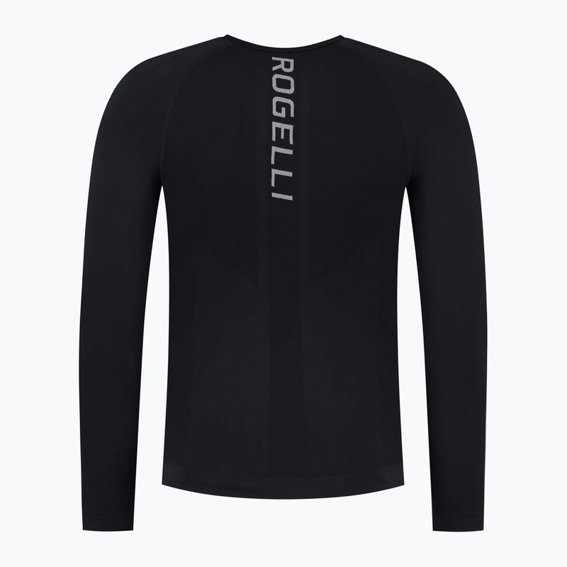 Men's cycling longsleeve Rogelli Essential W black 2