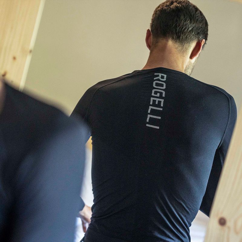 Men's cycling longsleeve Rogelli Essential W black 4