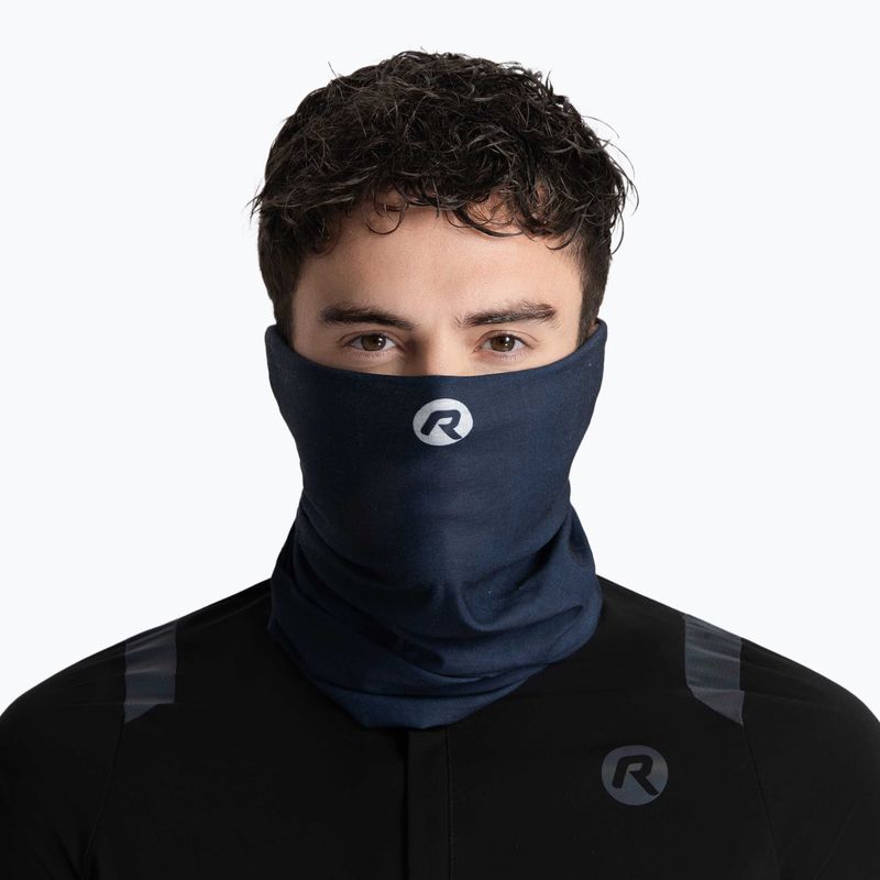 Rogelli Solid blue multifunctional snood 2