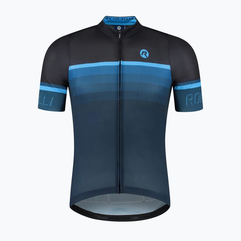 Men's cycling jersey Rogelli Hero II black/blue 4