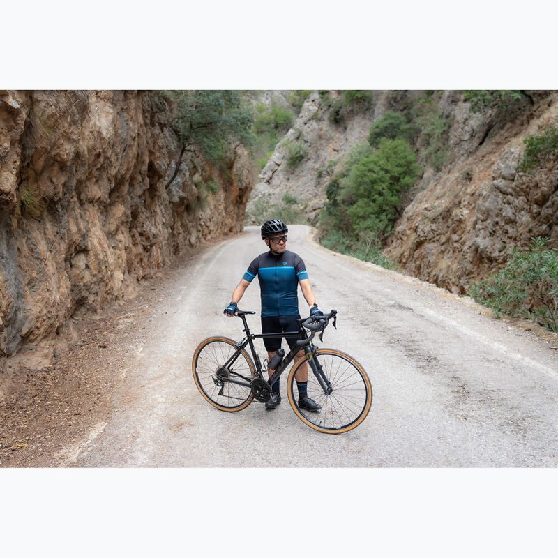 Men's cycling jersey Rogelli Hero II black/blue 6