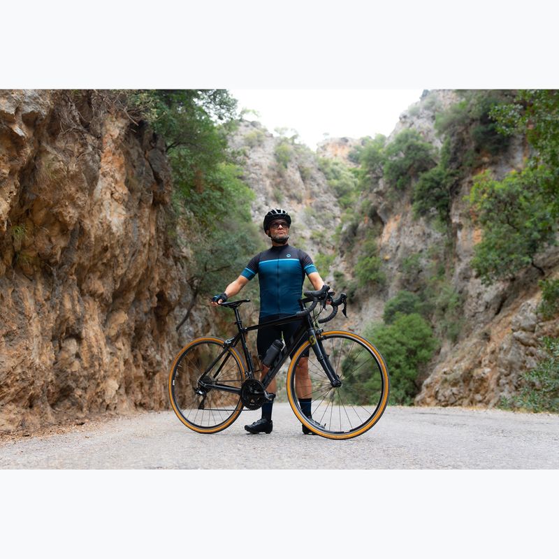 Men's cycling jersey Rogelli Hero II black/blue 7