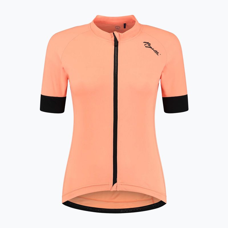 Women's cycling jersey Rogelli Modesta coral/black 3