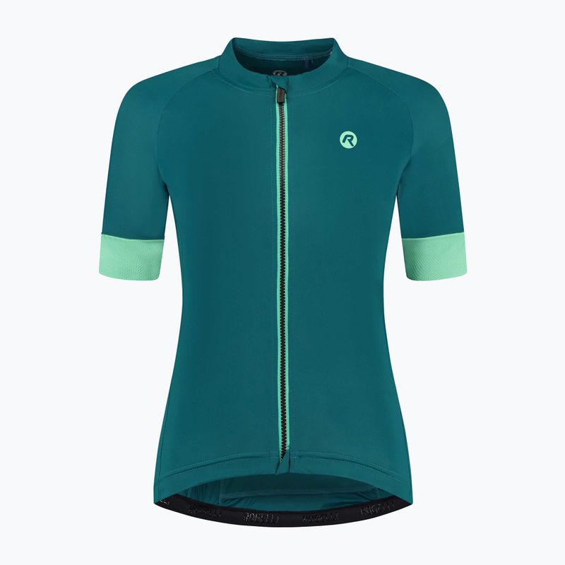 Women's cycling jersey Rogelli Modesta green/turquoise 3
