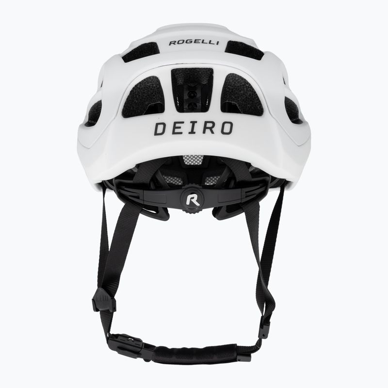 Rogelli Deiro white bicycle helmet 3