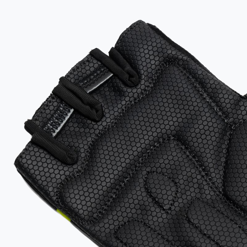 Rogelli Hero II men's cycling gloves black/fluor/grey 6