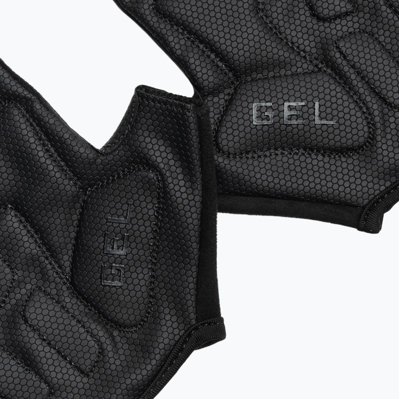 Rogelli Hero II men's cycling gloves black/fluor/grey 7