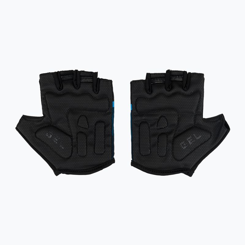 Rogelli Hero II men's cycling gloves black/blue 2