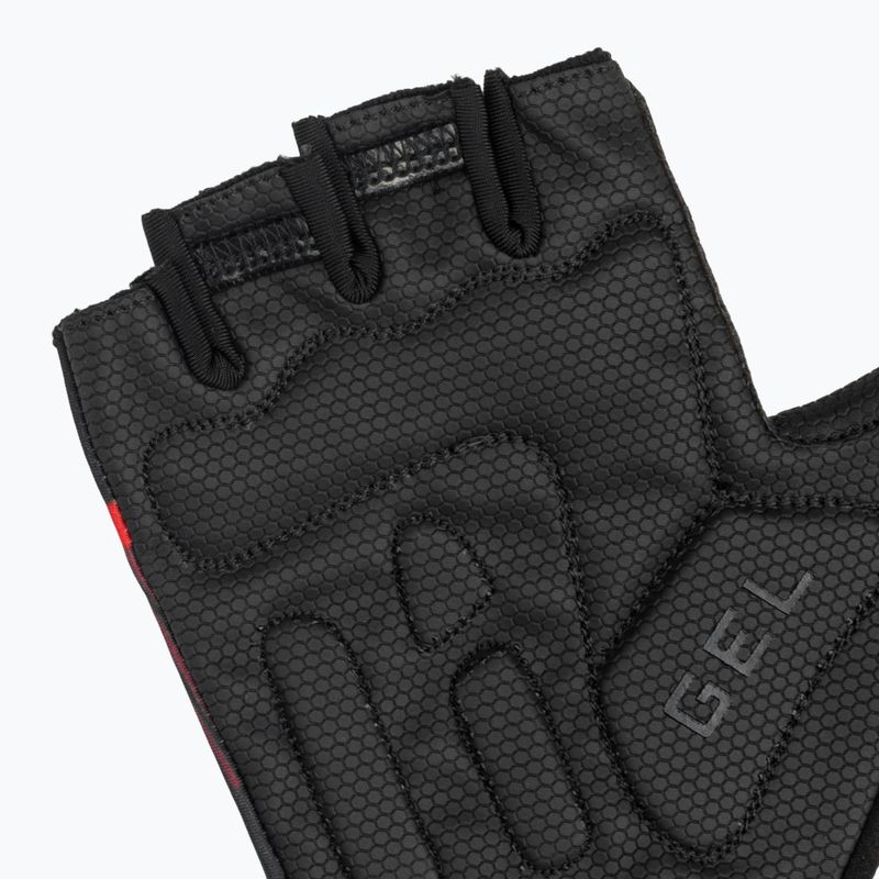 Rogelli Hero II men's cycling gloves black/red/bordeaux 6