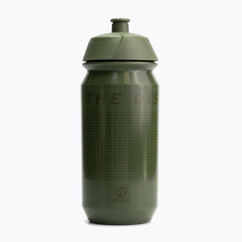 Rogelli Bio Bike Bottle Enjoy The Distance 500 ml army green