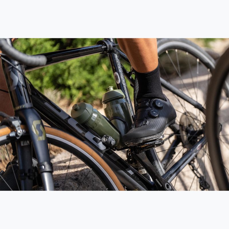 Rogelli Bio Bike Bottle Enjoy The Distance 500 ml army green 3