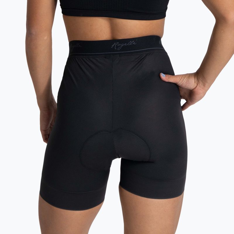Women's cycling boxers Rogelli Prime Boxer W black 4