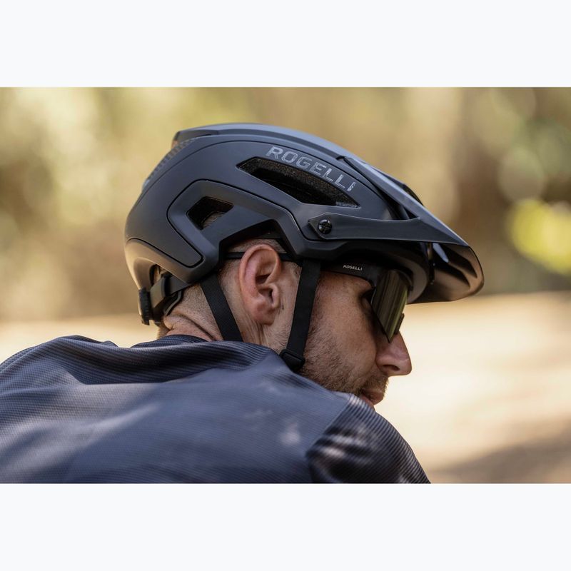 Rogelli Advntr Onyx Mtb bike helmet black 10