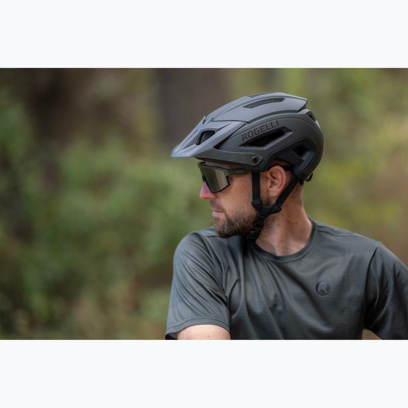 Rogelli Advntr Onyx Mtb army green bicycle helmet 7
