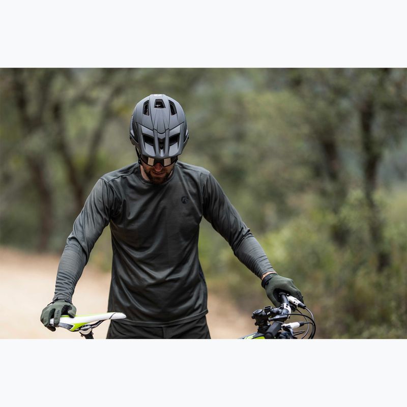 Rogelli Advntr Onyx Mtb army green bicycle helmet 10