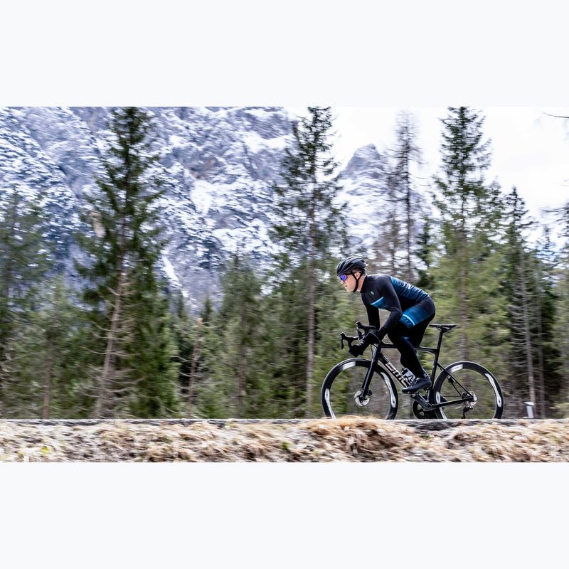 Rogelli Hero II men's cycling longsleeve black/blue 10