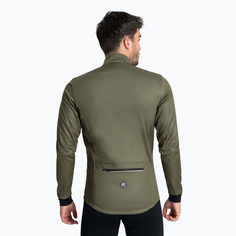Rogelli Core Winter green men's cycling jacket 3