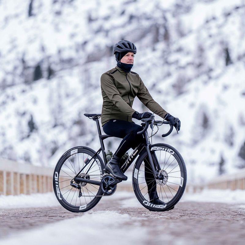 Rogelli Core Winter green men's cycling jacket 7
