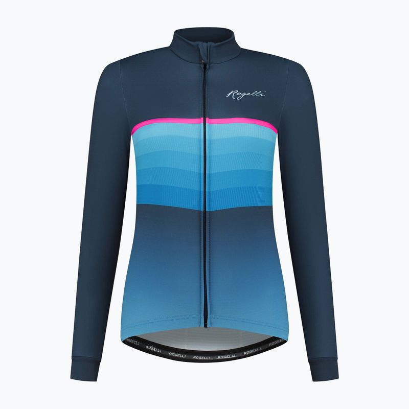 Women's cycling longsleeve Rogelli Impress II blue / pink 5