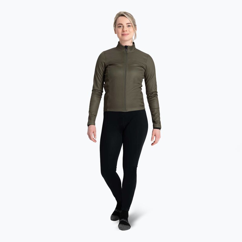 Women's cycling jacket Rogelli Core Winter green 2