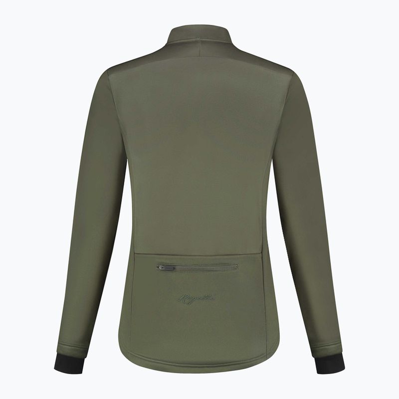 Women's cycling jacket Rogelli Core Winter green 6