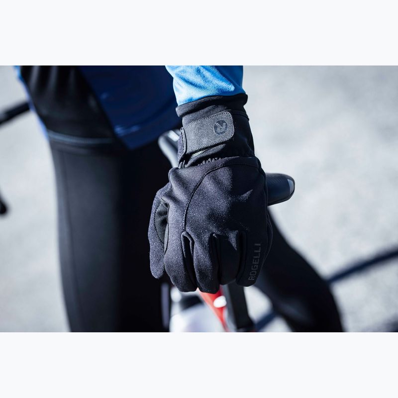 Rogelli Core II Winter Windproof men's cycling gloves black 3