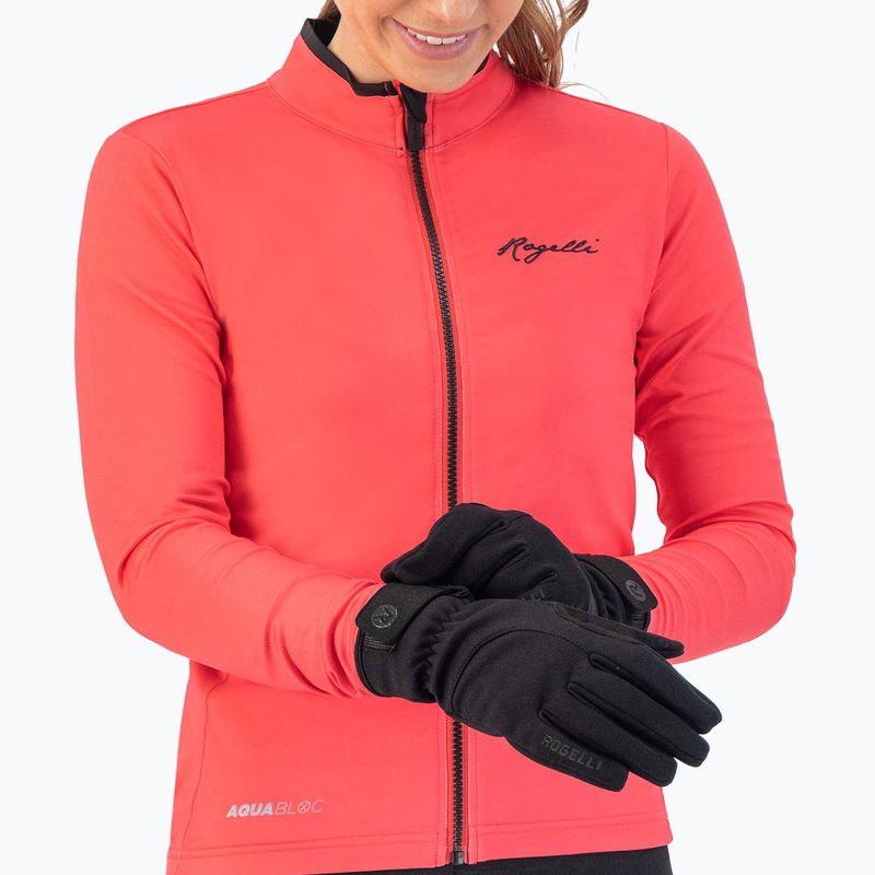 Women's cycling gloves Rogelli Core II Winter Windproof W black 8