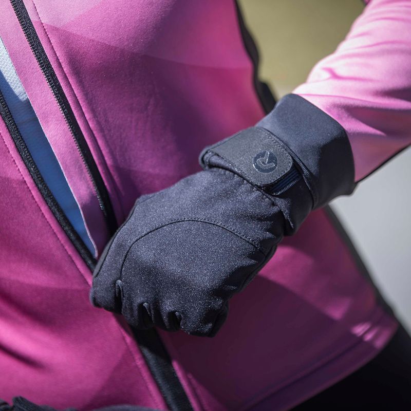 Women's cycling gloves Rogelli Core II Winter Windproof W black 12