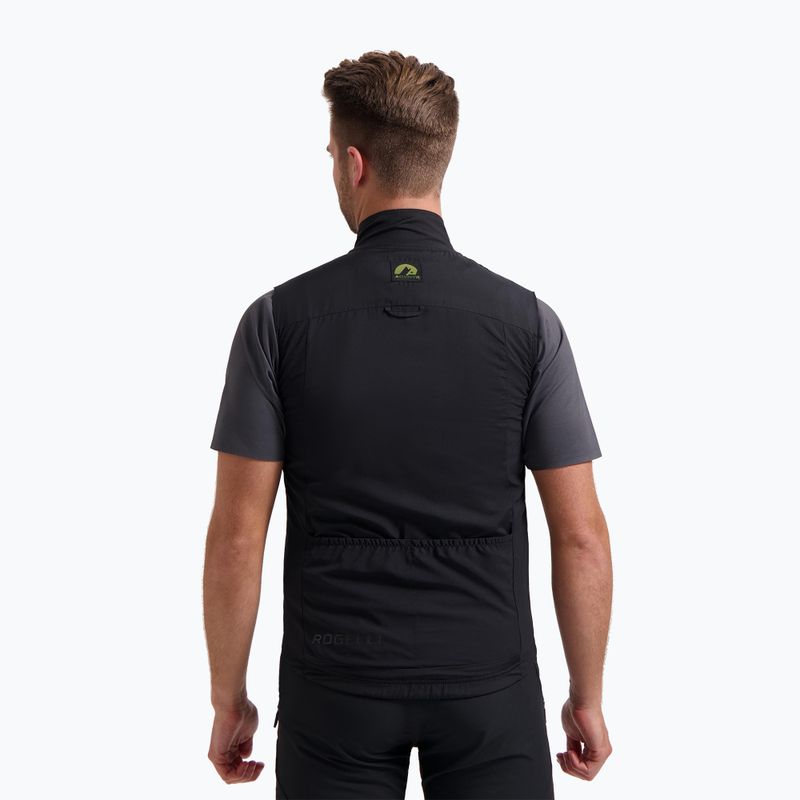 Men's bicycle waistcoat Rogelli Advntr Insulated black 2