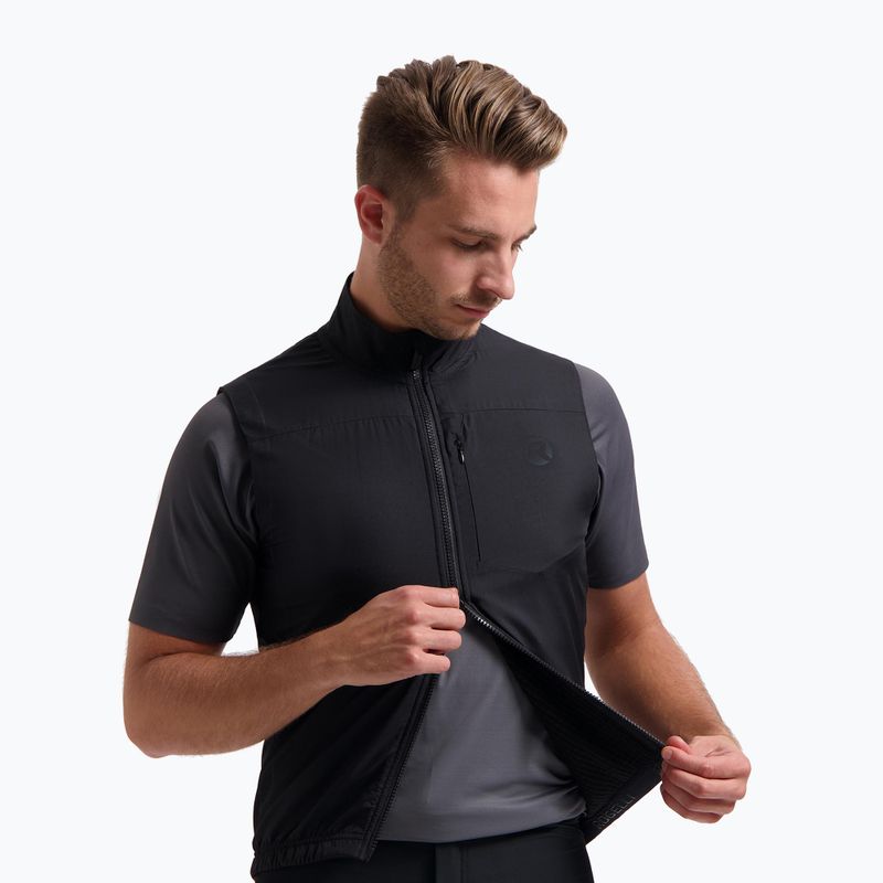 Men's bicycle waistcoat Rogelli Advntr Insulated black 3