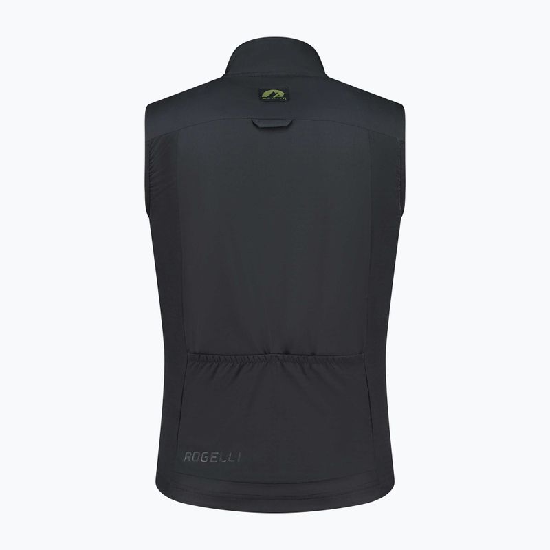 Men's bicycle waistcoat Rogelli Advntr Insulated black 6