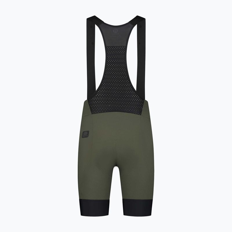 Rogelli Signature Bib Short men's cycling shorts green 5