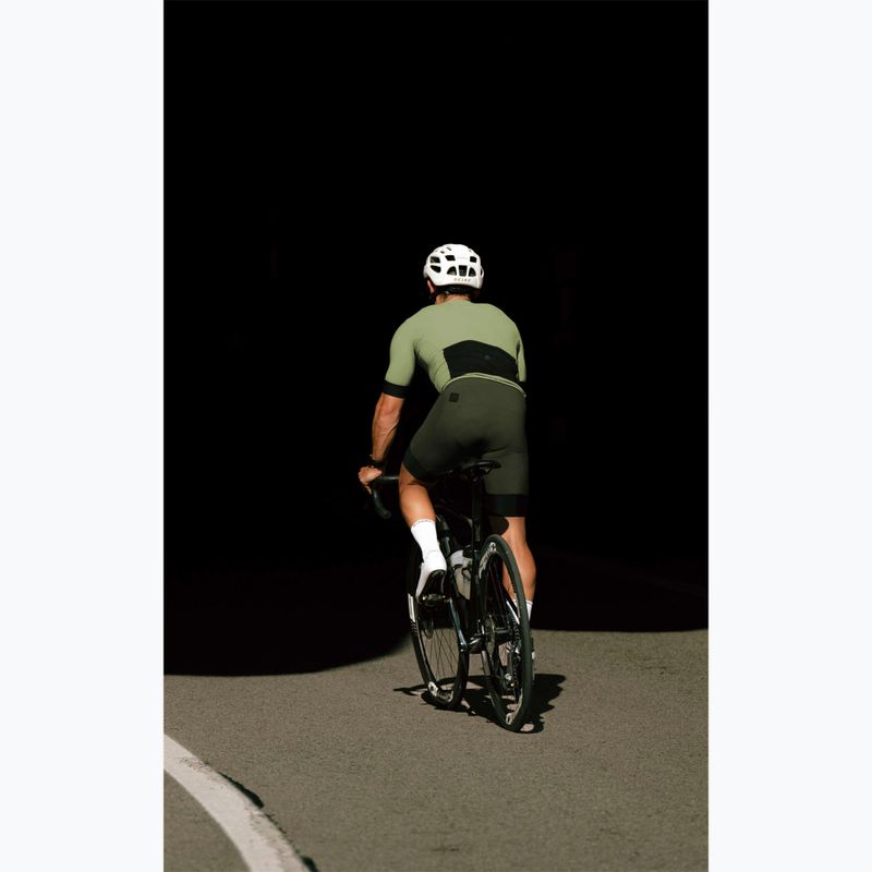 Rogelli Signature Bib Short men's cycling shorts green 8