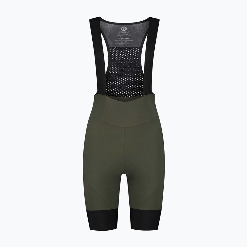 Women's cycling shorts Rogelli Signature Bib Short W green 4