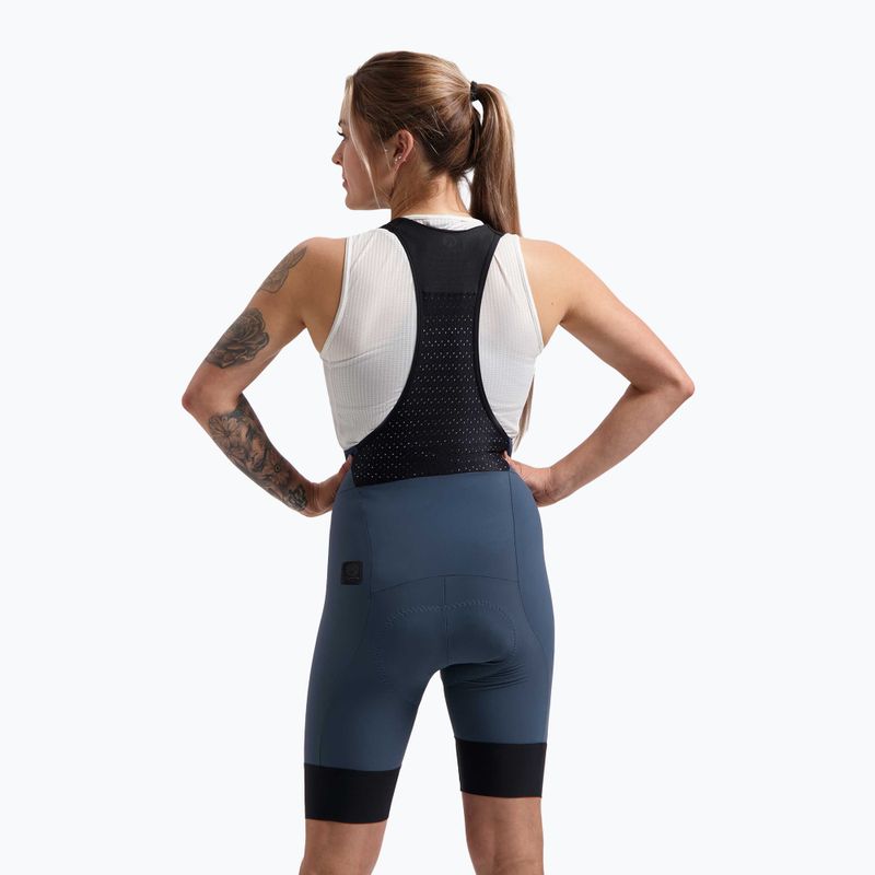 Women's cycling shorts Rogelli Signature Bib Short W blue 2