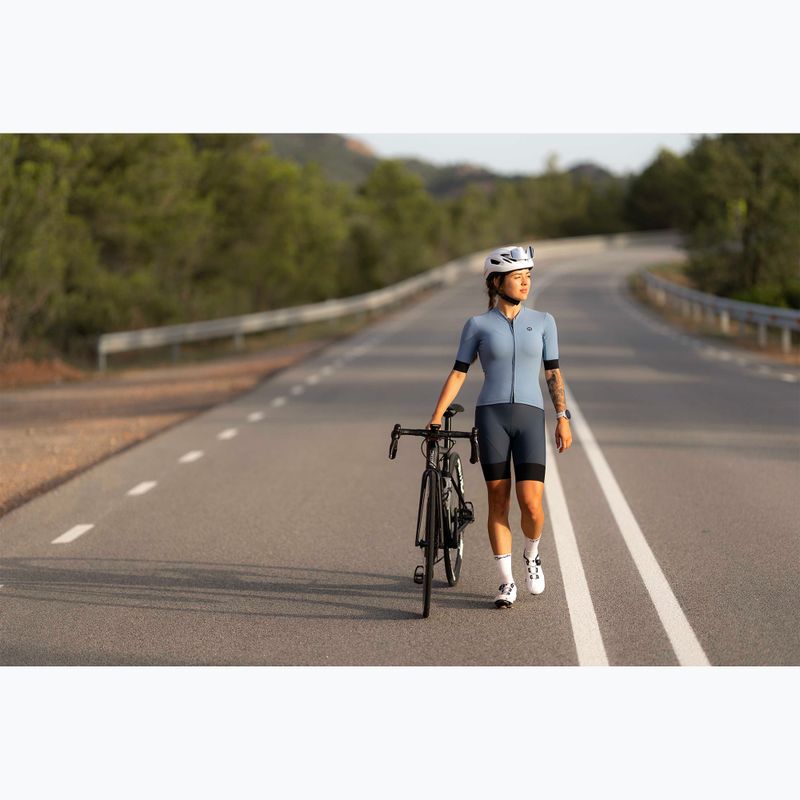 Women's cycling shorts Rogelli Signature Bib Short W blue 6