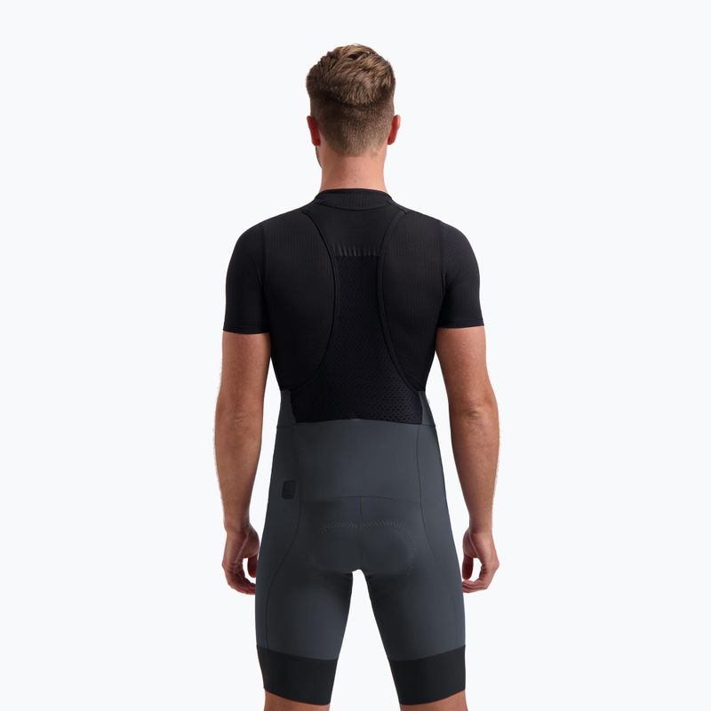 Rogelli Signature Bib Short men's cycling shorts grey 2