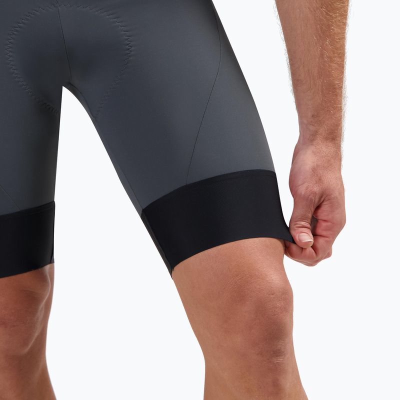 Rogelli Signature Bib Short men's cycling shorts grey 6