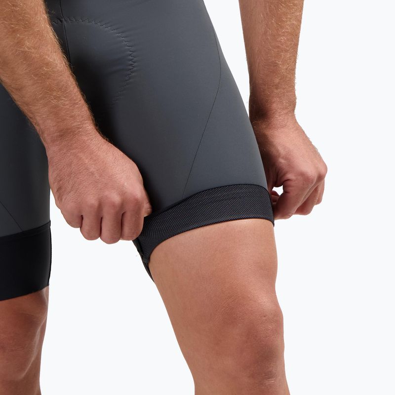 Rogelli Signature Bib Short men's cycling shorts grey 7